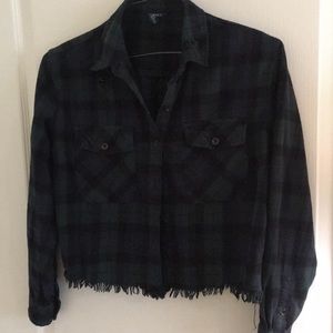 F21 Distressed Flannel